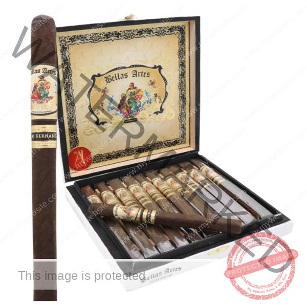 AJF_Bellas_Artes_Maduro_Lancero_La_Saintos_Cigar