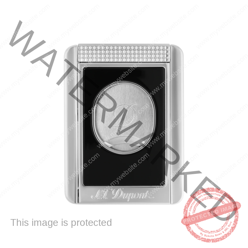 S.T. Dupont Cigar Cutter - Black Chrome
