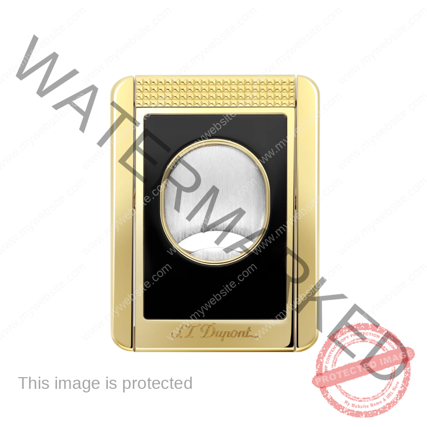S.T. Dupont Cigar Cutter - Black Gold