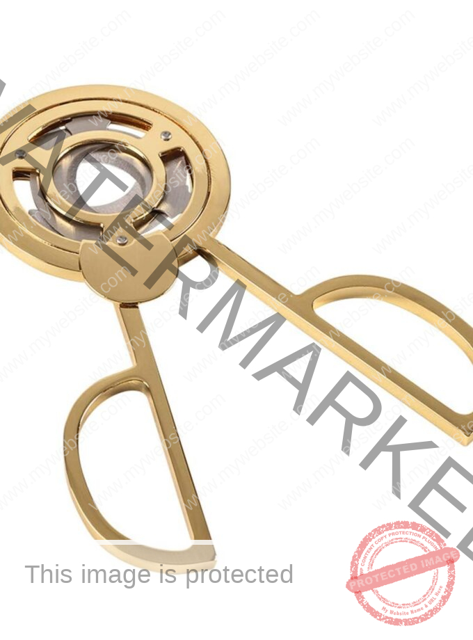 Triple Blade Golden Cigar Cutter La Saintos Cigars