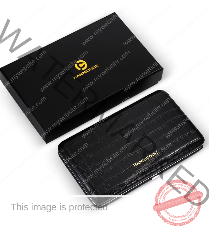 Hannicook Leather Cigar Travel Case