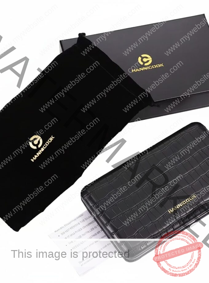 Hannicook Leather Cigar Travel Case