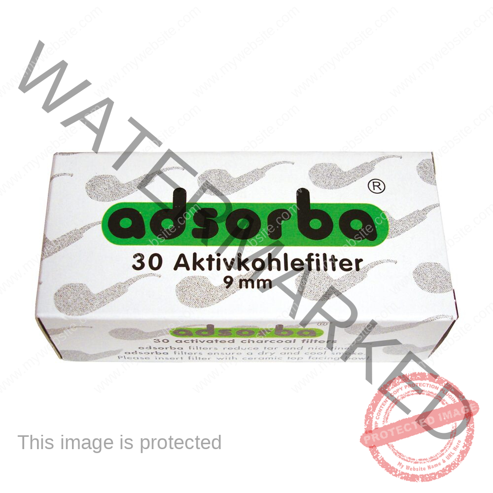 Adsorba 9mm Activated Charcoal Pipe Filters La Saintos