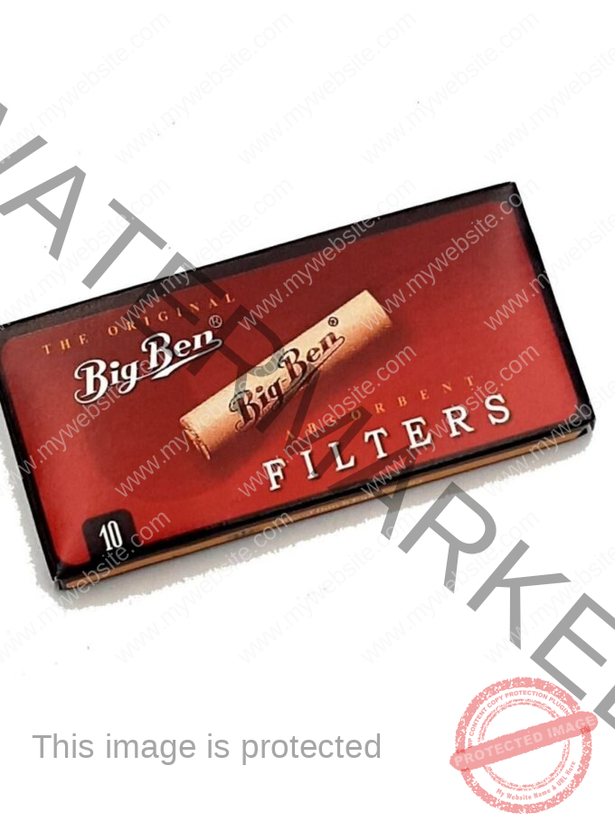 Big Ben 9mm Pipe Filters β Box of 10