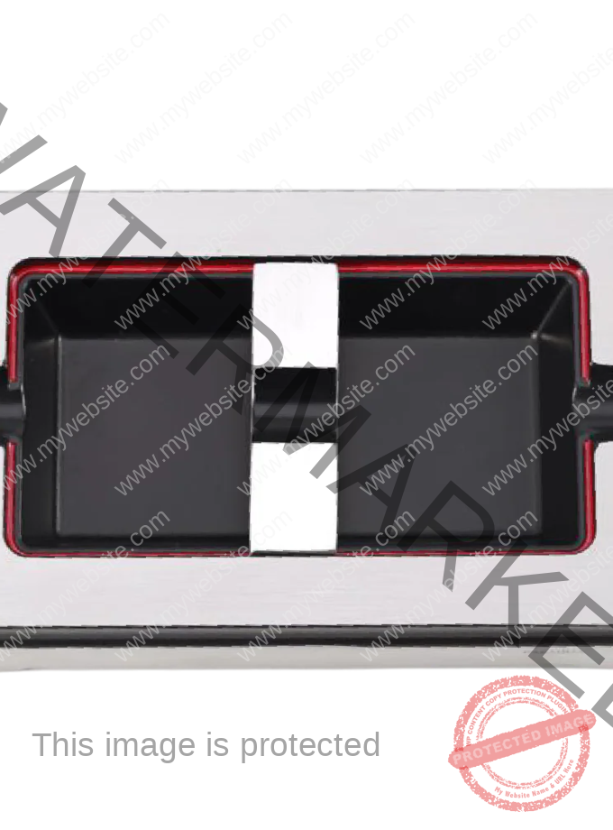 Premium Double Finger Desktop Cigar Ashtray – Stainless Steel Finish La Saintos