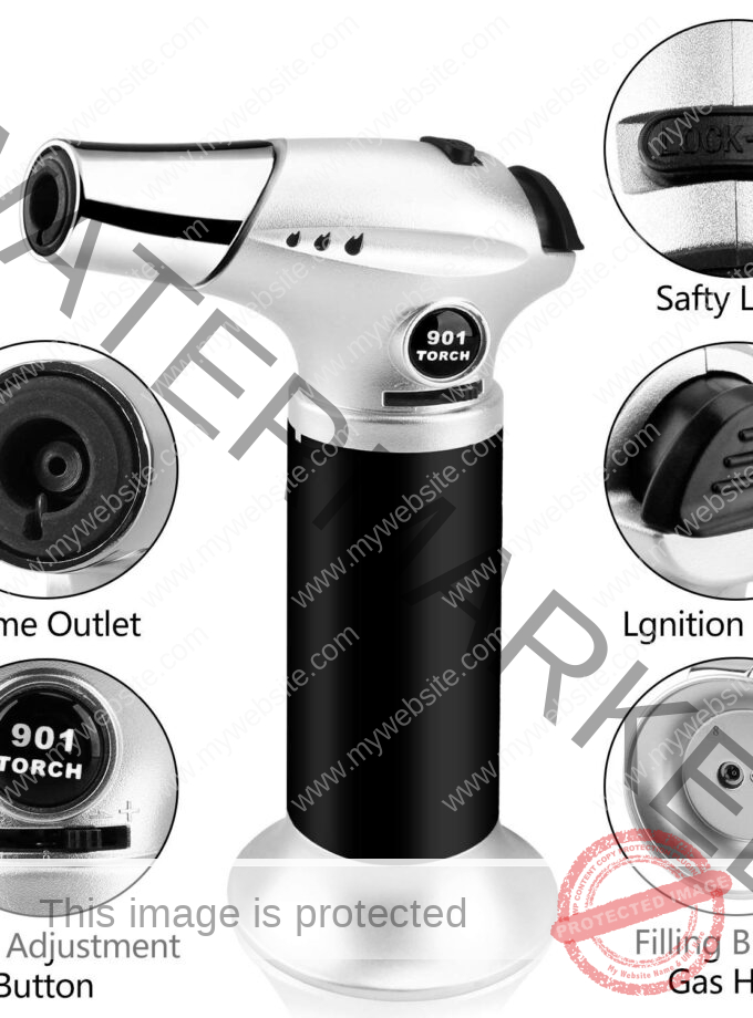 Table Torch for Cigar β Adjustable Jet Flame Butane Torch