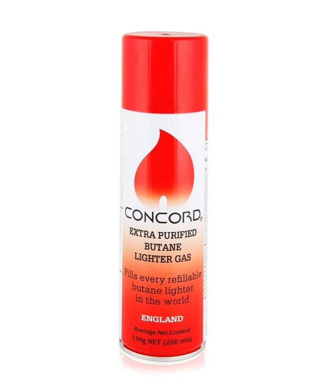 Concord Butane Lighter Gas Extra Purified 250ml refill can