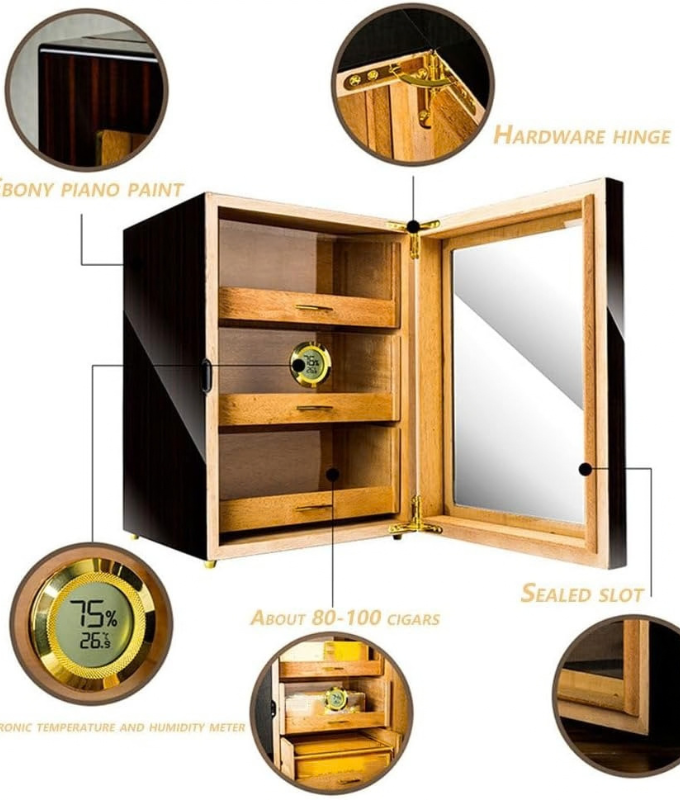 Cedar Cigar Humidor Cabinet