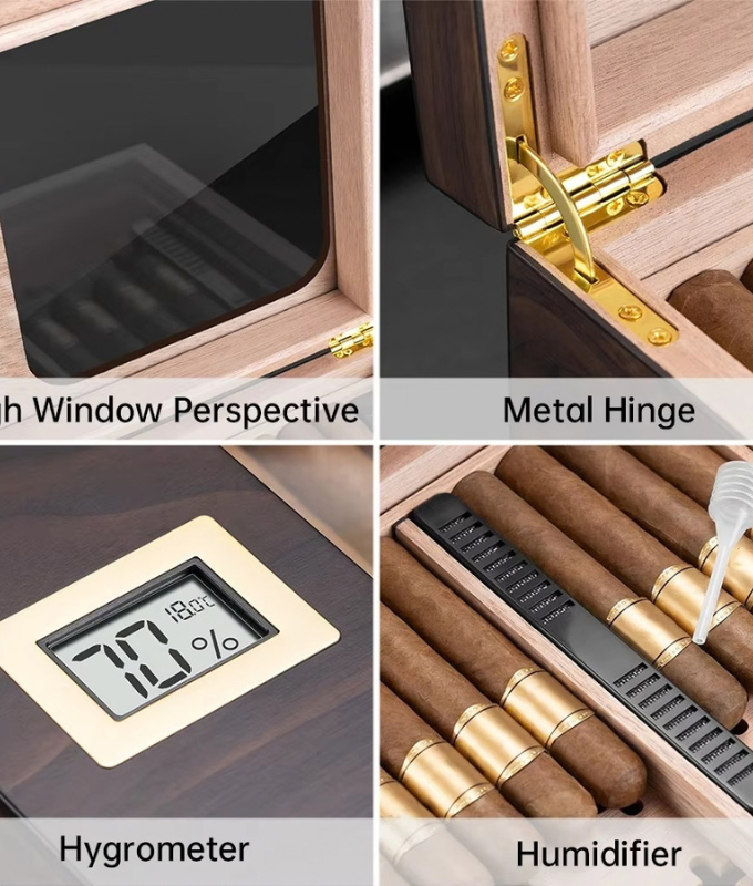 Cedar Wood Cigar Humidor