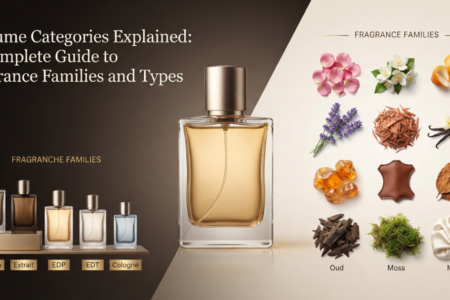 Perfume categories by concentration and fragrance family in Pakistan